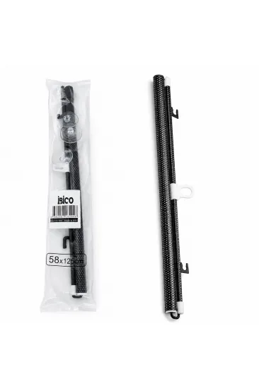 58X125CM OTO-ARAÇ - EV - OFİS CAM PANELİ GÜNEŞLİK PVC PERDE MAKARALI AÇ-KAPA VANTUZLU MONTAJ (5637)