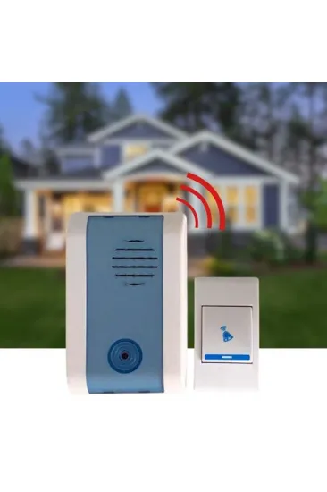 Wireless Bağlantılı Ev, Ofis, Daire veya Bahçe Kapıları İçin Kablosuz Kapı Zili (5637) Wireless Bağlantılı Ev, Ofis, Daire veya Bahçe Kapıları İçin Kablosuz Kapı Zili (5637)