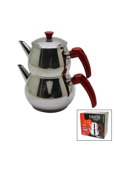 AİLE BÜYÜK BOY KÜRE ÇELİK ÇAYDANLIK SETİ ÜST: 1.2LT - ALT: 2LT (5637) AİLE BÜYÜK BOY KÜRE ÇELİK ÇAYDANLIK SETİ ÜST: 1.2LT - ALT: 2LT (5637)
