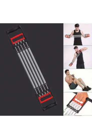 Göğüs Genişletme ve Kuvvet Egzersiz Aleti – 5 Yaylı 5 Kademeli Ayarlanabilir Fitness ve Kuvvet Antrenmanı Ekipmanı (5637) Göğüs Genişletme ve Kuvvet Egzersiz Aleti – 5 Yaylı 5 Kademeli Ayarlanabilir Fitness ve Kuvvet Antrenmanı Ekipmanı (5637)