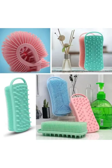 Kendiliğinden Askılı Peeling ve Masaj Etkili Silikon Banyo Vücut Fırçası (5637) Kendiliğinden Askılı Peeling ve Masaj Etkili Silikon Banyo Vücut Fırçası (5637)