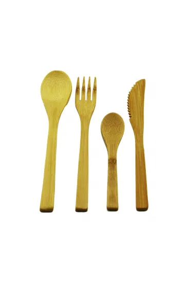 4PCS AHŞAP BAMBU MUTFAK SETİ 2 KAŞIK - ÇATAL - BIÇAK (5637) 4PCS AHŞAP BAMBU MUTFAK SETİ 2 KAŞIK - ÇATAL - BIÇAK (5637)