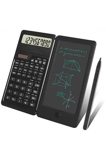 Silinebilir LCD Yazı Tabletli,Kalemli Katlanabilir Bilimsel Hesap Makinesi (5637) Silinebilir LCD Yazı Tabletli,Kalemli Katlanabilir Bilimsel Hesap Makinesi (5637)