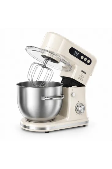 STANDLI MİKSER - BLENDER SETİ HAMUR YOĞURUCU - ÇIRPICI - KARIŞTIRICI 8KADEM. HIZ AYAR 12LT HAZNE 2000W SMX-2779 (5637)