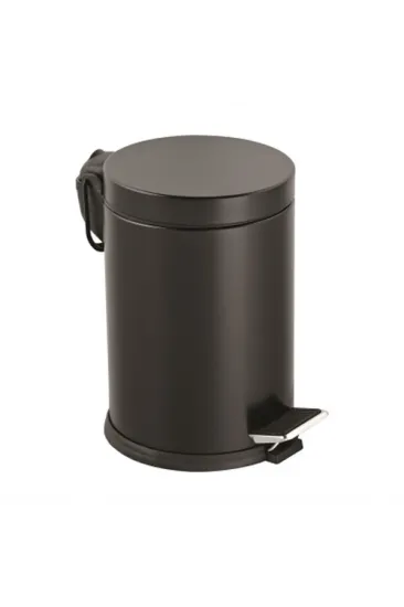 12LT SİYAH PEDALLI METAL ÇÖP KOVASI (5637) 12LT SİYAH PEDALLI METAL ÇÖP KOVASI (5637)