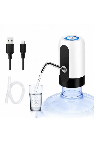 USB ŞARJLI - OTOMATİK DAMACANA SU POMPASI 4W - 800mAH İ11-071 (5637)