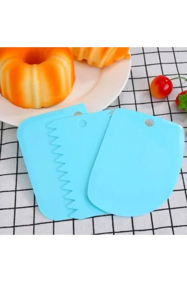 Pasta Hamur Şekillendirici Spatula Kesici Kazıyıcı Dekoratör Set (5637)