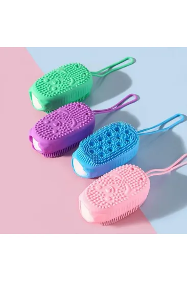Peeling Etkili Süngerli Silikon Banyo Lifi – Asma Kancalı Duş Kesesi (5637) Peeling Etkili Süngerli Silikon Banyo Lifi – Asma Kancalı Duş Kesesi (5637)
