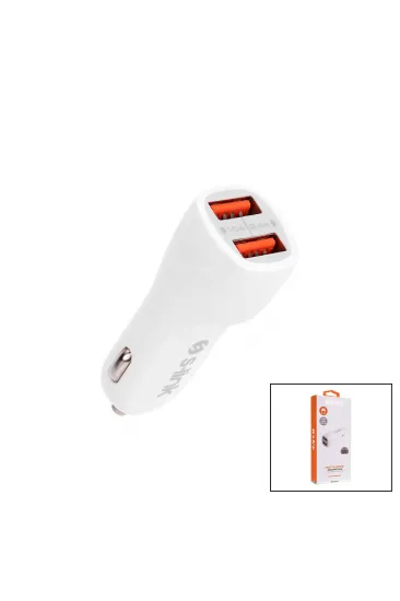 S-LİNK IP-805 DUAL USB  2XUSB  OTO - ARAÇ ÇAKMAKLIK ŞARJ BAŞLIK  2.4 A (5637)