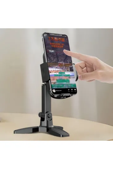 Masaüstü Telefon Standı 360 Derece Dönebilen Başlıklı Ayaklı Telefon Tripodu (5637) Masaüstü Telefon Standı 360 Derece Dönebilen Başlıklı Ayaklı Telefon Tripodu (5637)