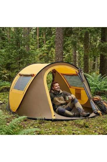 2 Kişilik Vagon Tipi Yarı Otomatik Kamp Çadırı – Çift Kapılı, Çift Pencereli, Hafif Taşınabilir Outdoor Doğa Çadırı 220x120x90 cm (5637) 2 Kişilik Vagon Tipi Yarı Otomatik Kamp Çadırı – Çift Kapılı, Çift Pencereli, Hafif Taşınabilir Outdoor Doğa Çadırı 220x120x90 cm (5637)