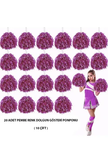 10 Çift ( 20 Adet ) Pembe Renk 23 Nisan 19 Mayıs 29 Ekim Okul Gösteri Ponponları (5637) 10 Çift ( 20 Adet ) Pembe Renk 23 Nisan 19 Mayıs 29 Ekim Okul Gösteri Ponponları (5637)