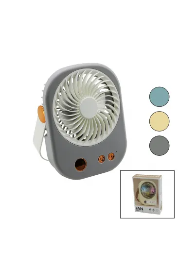 IŞIKLI MİNİ FAN MASA ÜSTÜ USB ŞARJLI 2İN1 KULP=TAŞIMA - DURUŞ 3 KADEME HIZ 15.5X12CM BJJ-565 (5637) IŞIKLI MİNİ FAN MASA ÜSTÜ USB ŞARJLI 2İN1 KULP=TAŞIMA - DURUŞ 3 KADEME HIZ 15.5X12CM BJJ-565 (5637)