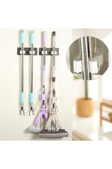 Pratik Organizer 4'lü Yapışkanlı Fırça Paspas Mop Fırça Sabitleyici Ergonomik Alet Aparatı (5637) Pratik Organizer 4'lü Yapışkanlı Fırça Paspas Mop Fırça Sabitleyici Ergonomik Alet Aparatı (5637)