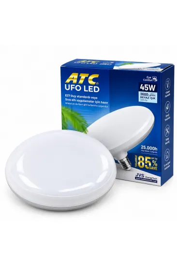 45W E27 UFO TİPİ LED LAMBA AMPUL 6500K - 3600LÜMEN (5637)