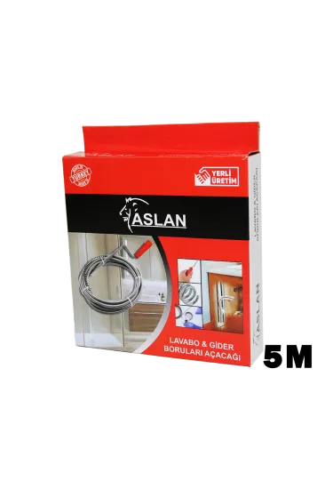 5MT SUSTA SPRAL LAVABO - GİDER AÇAR (5637) 5MT SUSTA SPRAL LAVABO - GİDER AÇAR (5637)