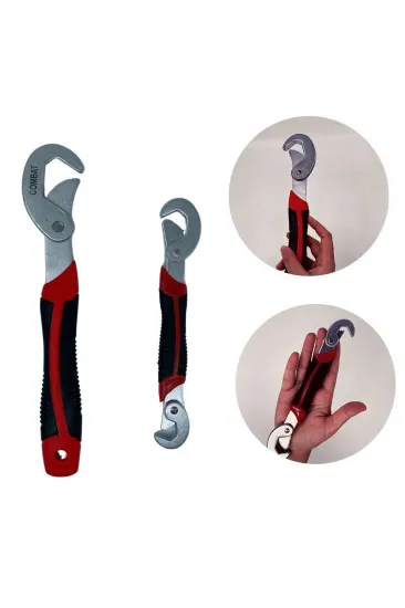 Çok Fonksiyonlu Ergonomik Ayarlanabilir Büyük Küçük Akıllı Pense Anahtar 2li Set (5637) Çok Fonksiyonlu Ergonomik Ayarlanabilir Büyük Küçük Akıllı Pense Anahtar 2li Set (5637)