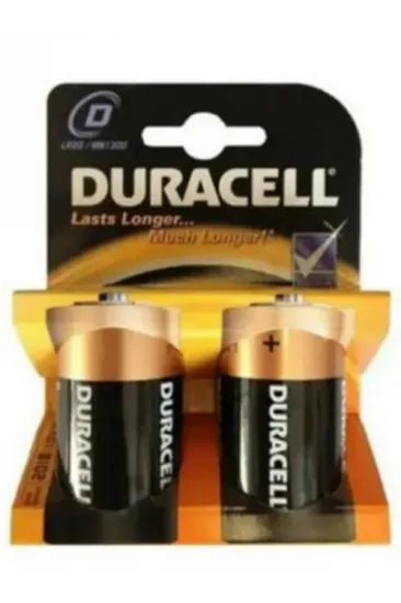 DURACELL LR20 D BÜYÜK  PİL 2Lİ KART (5637)