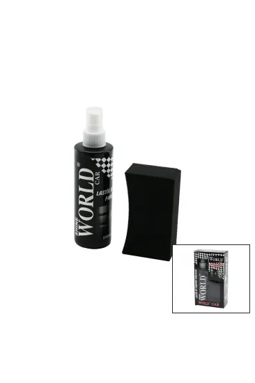 SHINE WORLD CAR LASTİK - TAMPON PARLATICI SPREY SETİ PLASTİK ŞİŞE 250ML ± %10 PARLATMA SÜNGERİ (5637) SHINE WORLD CAR LASTİK - TAMPON PARLATICI SPREY SETİ PLASTİK ŞİŞE 250ML ± %10 PARLATMA SÜNGERİ (5637)