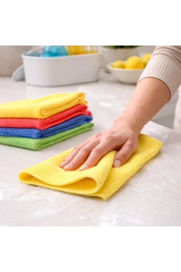 LAVANTA 8PCS MİKROFİBER TEMİZLİK BEZİ (5637)