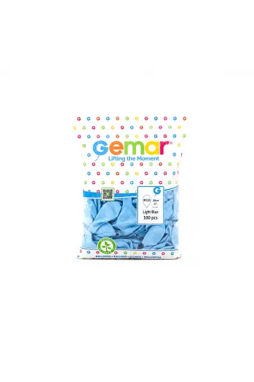 METALİK - AÇIK MAVİ BALON 11 INC - 28CM - 100PCS (5637)