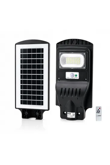 100W - 6500K SOLAR - GÜNEŞ ENERJİLİ SOKAK LAMBASI - ARMATÜR SENSÖRLÜ BAHÇE-BALKON-SOKAK ARS-348964 (5637)