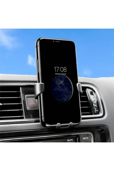Araç İçi Klima Izgarasına Takılabilen Plastik Oto Telefon Tutucu Gravity (5637) Araç İçi Klima Izgarasına Takılabilen Plastik Oto Telefon Tutucu Gravity (5637)