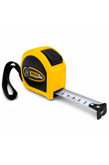 12 ADET 3MT X 16MM OTOMATİK ÇELİK ŞERİT METRE STOPLU (5637)