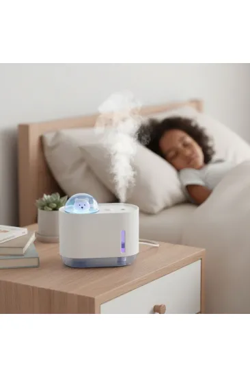 Uzay Ayısı 300 ML USB Hava Nemlendirici – LED Işıklı Masaüstü Buhar Makinesi, Yatak Odası & Çocuk Odası İçin Ortam Nemlendirici (5637) Uzay Ayısı 300 ML USB Hava Nemlendirici – LED Işıklı Masaüstü Buhar Makinesi, Yatak Odası & Çocuk Odası İçin Ortam Nemlendirici (5637)