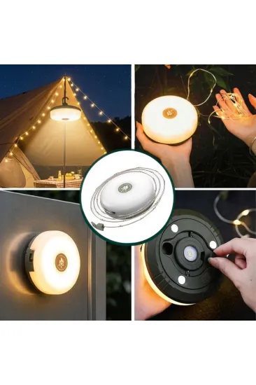 2’si 1 Arada 5 Farklı Işık Modlu Gün Işığı Şarjlı Kamp Lambası ve Makaralı 10 Metre Peri LED Işık – Su Geçirmez Mıknatıslı Aydınlatma Feneri (5637) 2’si 1 Arada 5 Farklı Işık Modlu Gün Işığı Şarjlı Kamp Lambası ve Makaralı 10 Metre Peri LED Işık – Su Geçirmez Mıknatıslı Aydınlatma Feneri (5637)