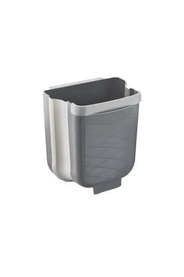 GRİ KATLANABİLİR MUTFAK ÇÖP KOVASI 6LT (5637) GRİ KATLANABİLİR MUTFAK ÇÖP KOVASI 6LT (5637)