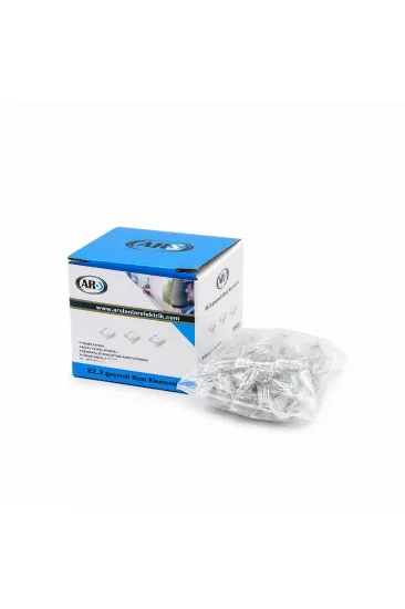 100 ADET 2Lİ 2X2.5 KABLO GEÇMELİ MANDALLI BUAT KLEMENSİ (5637)