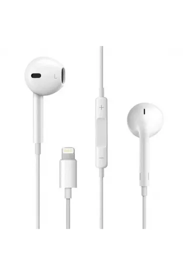 İphone Ucu Çıkışlı Pop Up Kulakiçi Yumuşak Kontrol Tuşlu Kulaklık (5637)