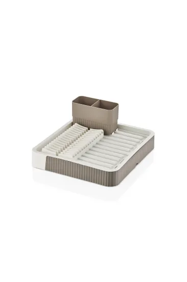 SÜRGÜLÜ  BULAŞIKLIK PLASTİK  32.5CM X 35.5CM - 51.5 X 35.5CM - GRİ RENK (5637)