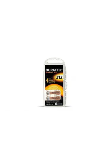 DURACELL 312 İŞİTME CİHAZ KULAK PİLİ 6 PARÇA  KUTU (5637)
