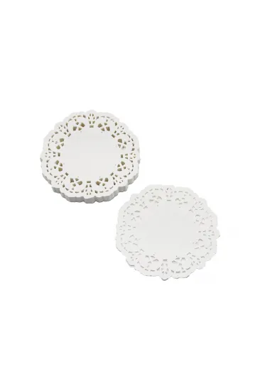 20PCS   DANTEL KAĞIT  BARDAK ALTLIK (5637)