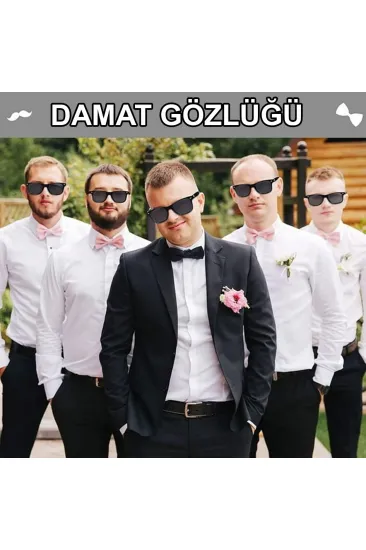 Damat Gözlüğü – Düğün ve Bekarlığa Veda Partisi Aksesuarı (5637)