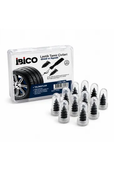 10PCS ŞEFFAF PLASTİK KUTULU LASTİK TAMİR ÇİVİSİ (5637) 10PCS ŞEFFAF PLASTİK KUTULU LASTİK TAMİR ÇİVİSİ (5637)