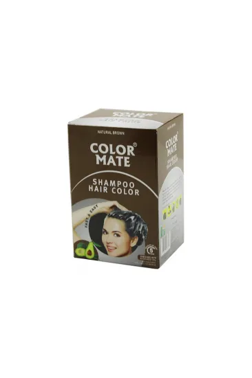 COLOR MATE 10PCS KAHVERENGİ SAÇ BOYAMA ŞAMPUANI (5637)