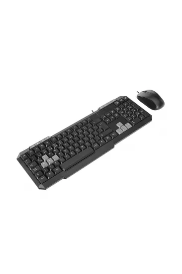 USB KABLOLU KLAVYE - MOUSE SET Q KLAVYE 1200DPI MOUSE KM-1435 (5637)