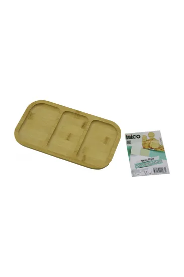 DİKDÖRTGEN 3 BÖLMELİ=2+1 AHŞAP BAMBU SERVİS SUNUM TEPSİ - TAHTASI 25 X 14 X 1.4CM (5637) DİKDÖRTGEN 3 BÖLMELİ=2+1 AHŞAP BAMBU SERVİS SUNUM TEPSİ - TAHTASI 25 X 14 X 1.4CM (5637)