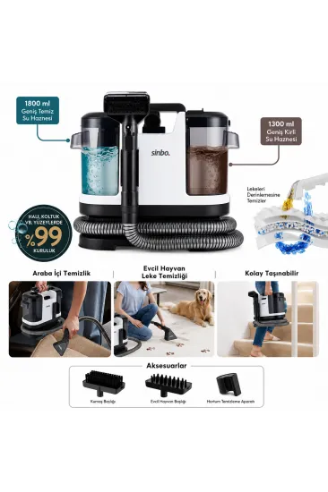 KOLTUK HALI YIKAMA MAKİNE 500W GÜÇ XL SU HAZNESİ 1.5MT HORTUM SCC-7605 (5637) KOLTUK HALI YIKAMA MAKİNE 500W GÜÇ XL SU HAZNESİ 1.5MT HORTUM SCC-7605 (5637)