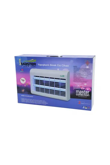 2 LEDLİ SİNEK ÖLDÜRÜCÜ CIZ CİHAZI 30WYAPIŞKANLI 47.5X9X5X29CM100M2 ETKİNLİK ALANI MTR-2X15Y (5637)