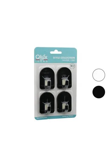 QLUX L-00950 4PCS DOME ASKI NO-2 KUBBELİ - SİYAH - BEYAZ - PLASTİK ASKI YAPIŞKANLI MONTAJ (5637) QLUX L-00950 4PCS DOME ASKI NO-2 KUBBELİ - SİYAH - BEYAZ - PLASTİK ASKI YAPIŞKANLI MONTAJ (5637)