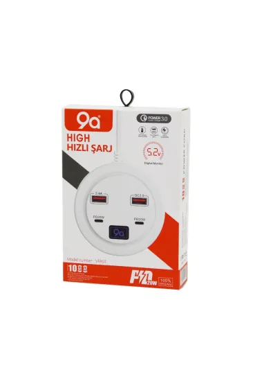 HIGH POWER 3.0 VFAST KY-100 ÇOKLU= 4 LÜ HIZLI ŞARJ SETİ 2AD -PD20W=TYPE-C - 2.1A + QC3.0= USB 2.4W (5637) HIGH POWER 3.0 VFAST KY-100 ÇOKLU= 4 LÜ HIZLI ŞARJ SETİ 2AD -PD20W=TYPE-C - 2.1A + QC3.0= USB 2.4W (5637)