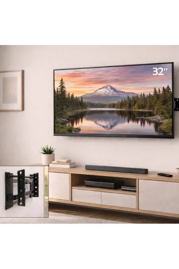 32 INC - 22 INC - 44 INC LCD LED SABİT TV ASKI APARATI 56X140CM BS-32 (5637)