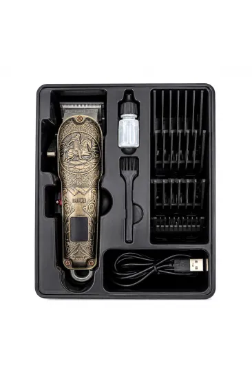 SAÇ SAKAL KESME TRAŞ MAKİNESİ USB - TYPE-C ŞARJLI - LED GÖSTERGE 3-7-9-12MM TARAK MR-7800 (5637) SAÇ SAKAL KESME TRAŞ MAKİNESİ USB - TYPE-C ŞARJLI - LED GÖSTERGE 3-7-9-12MM TARAK MR-7800 (5637)