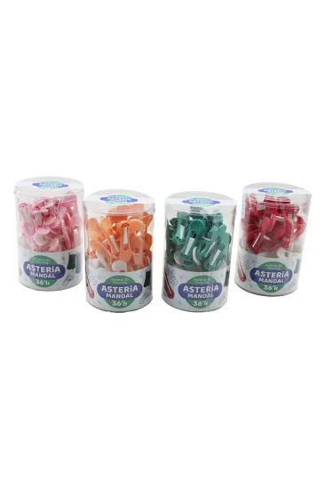 36PCS YAYSIZ PLASTİK RENKLİ MANDAL KUTULU (5637) 36PCS YAYSIZ PLASTİK RENKLİ MANDAL KUTULU (5637)