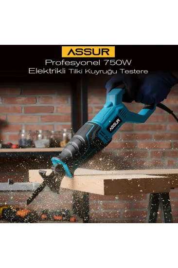 MAVİ TİLKİ KUYRUĞU ELEKTRİKLİ TESTERE 230V 0-2800 RPM ASR-615 (5637)