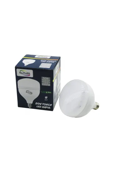ELİTLED EL-02 12/50 50W TORCH LED BULB AMPUL BEYAZ - 6400K E27 5500 LÜMEN 20.000 SAAT ÖMÜR (5637) ELİTLED EL-02 12/50 50W TORCH LED BULB AMPUL BEYAZ - 6400K E27 5500 LÜMEN 20.000 SAAT ÖMÜR (5637)